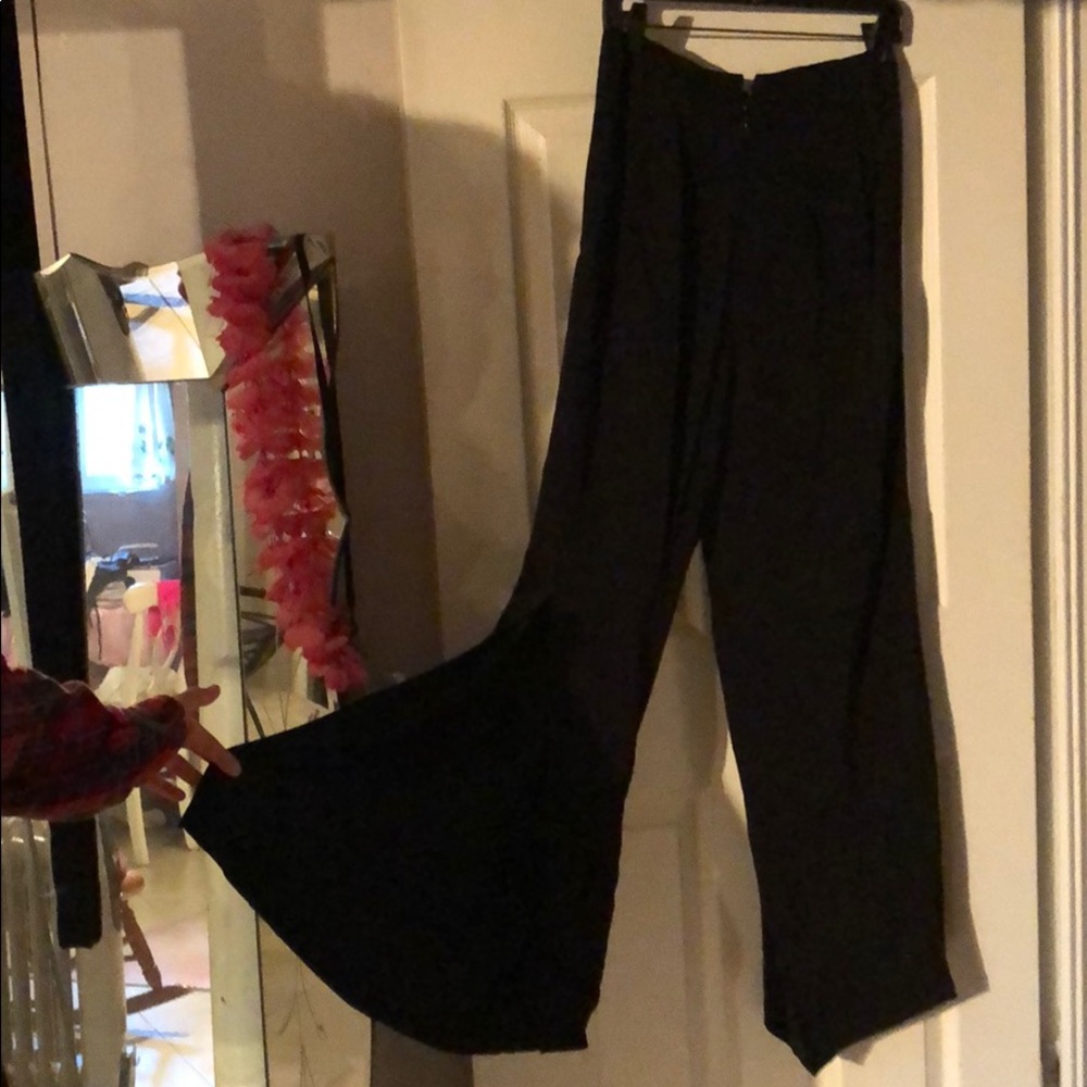 Free people pants with slit leg